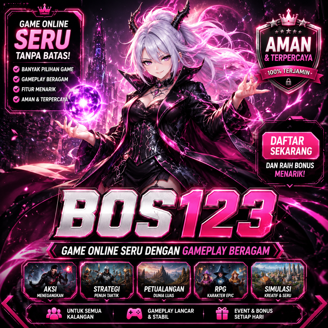BOS138 | Game Online Seru dengan Gameplay Beragam
